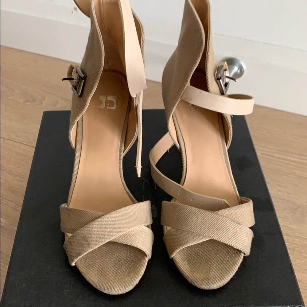 Strappy heels